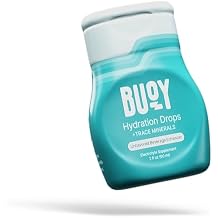 Buoy Electrolyte Drops | No Sugar, No Sweeteners | Trace Minerals, Vitamins & Antioxidants | Purposefully Unflavored | Perfect for Any Drink | Daily Hydration Supplement 1, Unflavored