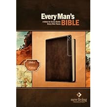 Every Man's Bible: New Living Translation, Deluxe Explorer Edition (LeatherLike, Brown) Study Bible for Men with Study Notes, Book Introductions, and 44 Charts Imitation Leather Illustrated, April 1, 2014