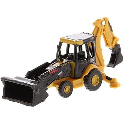 Cat Micro 420E Backhoe Loader - Micro-Constructor Series by Diecast Masters - 85973DB