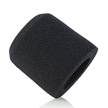 LEFXMOPHY MV7 Pop Filter,Mic Foam Cover Replacement for Shure MV7 MV7X USB Podcast Vocal Microphone Windscreen, Noise-cancellation Screen