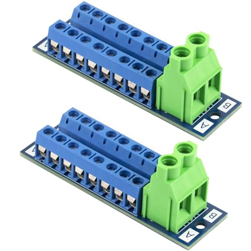 30Amp 48V 2x8 Position Terminal Block Distribution Module 2pcs
