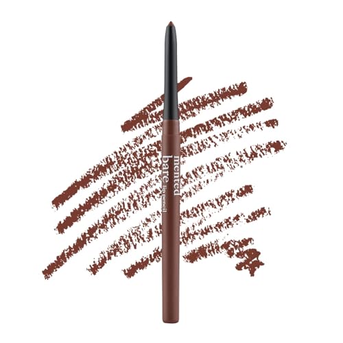 Mented Cosmetics Lip Liner for Women, Dark Brown Lipliner Lip Pencil, Waterproof Lipliner, Vegan  Cruelty Free Makeup, Bare