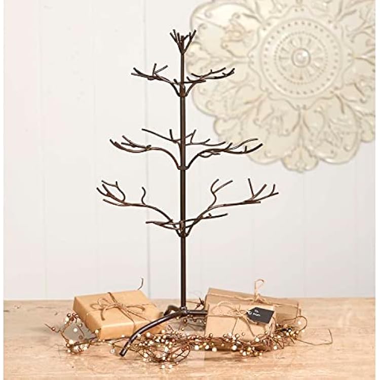 Herrschners Tree Ornament Stand Accessory 25" Tabletop Metal Display