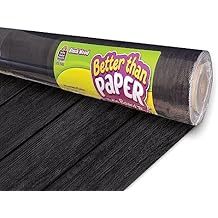 Teacher Created Resources Black Wood Better Than Paper Bulletin Board Roll (TCR77453)