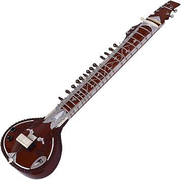 Indian Sitar, Portable Travel Organ, Handmade Niche Musical Instrument, Cheerful, Festive Atmosphere