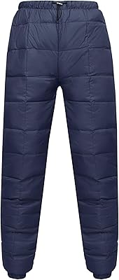 ATOFY Womens Ski Snow Pants Winter Down Pants Windproof Warm Lightweight Trousers