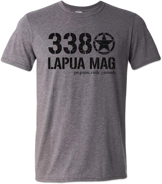 Zepp Tees 338 Lapua T-Shirt 2A Support Long Range Shooting