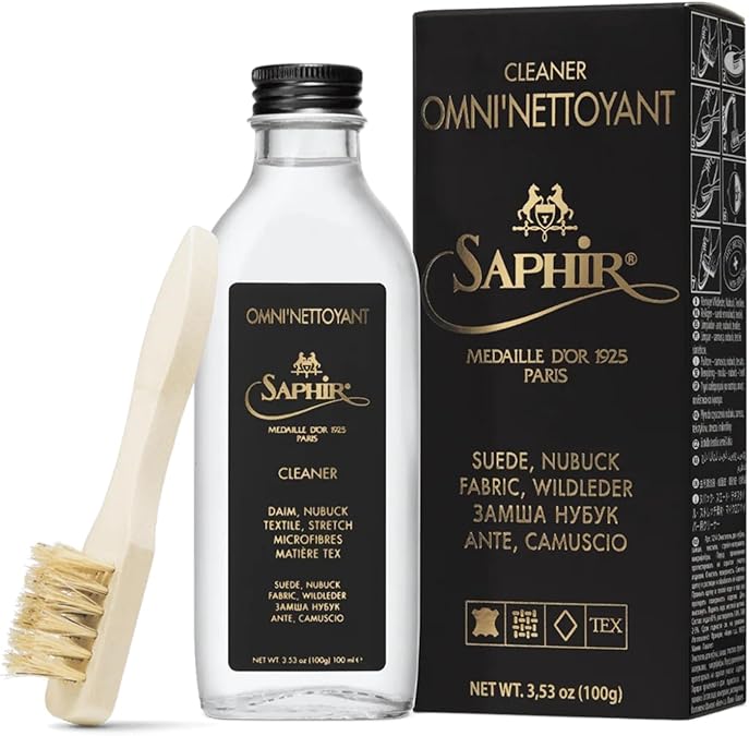 SAPHIR Medaille dOr OmniNettoyant - Nubuck & Suede Cleaner Shoe Shampoo