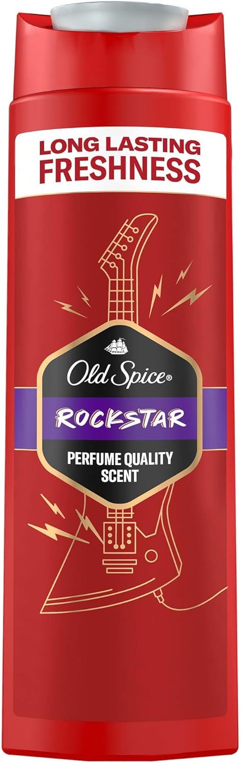 Old Spice Rockstar Male Shower Gel and Shampoo 400 ml