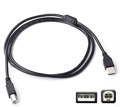 Silverline 6FT USB 2.0 Data Cable for Yamaha KeyboardPiano: PSR-E403, PSR-E413, PSR-E423, PSR-E433, PSR-E443, PSR-S670