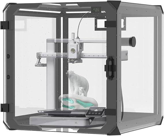 3D Printer Accessories Enclosure Set for A1: Sealing Design Reduce Noise Avoid Printing Interference Cover Box with LED Light and Fan Not Included Printed Parts - 603x603x606MM
