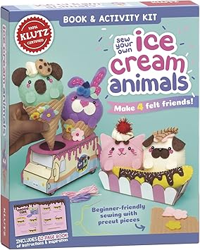 Klutz Sew Your Own Ice Cream Animals