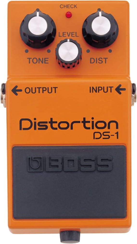BOSS DS-1 Distortion | Compact Distortion Pedal | The Benchmark in Guitar Distortion | Hard-edged Attack & Smooth Sustain | Wide Tone Range