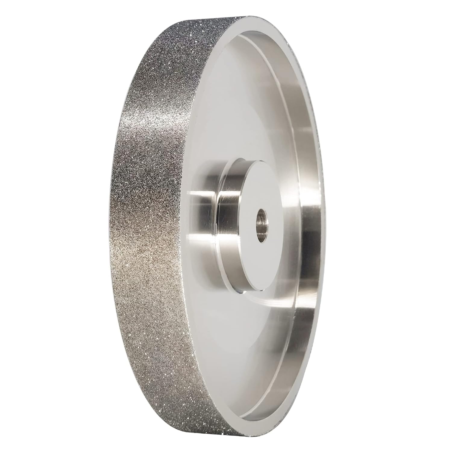 CBN Grinding Wheel, Dia 6" x 1" Wide with 1/2" Arbor, Diamond Grinding Wheel for Sharpening High Speed Steel, Grit 80