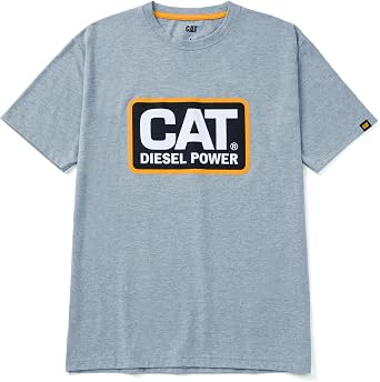CAT Mens Cat Diesel Power Short Sleeve Classic Fit Tee