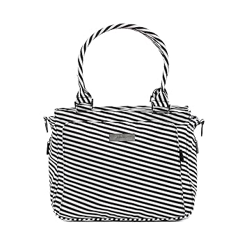 JuJuBe Be Classy Structured Multi-Functional Diaper BagPurse, Onyx Collection - Black Magic