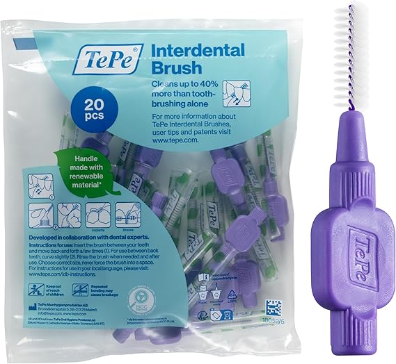 TePe Interdental Brush Original Purple 1.1 mm 20-Pack